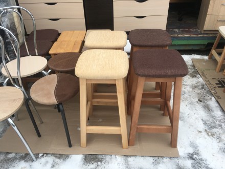 Барные стулья
С мягким сидением - 800 грн
С сидением из кухонной столешницы - . . фото 5