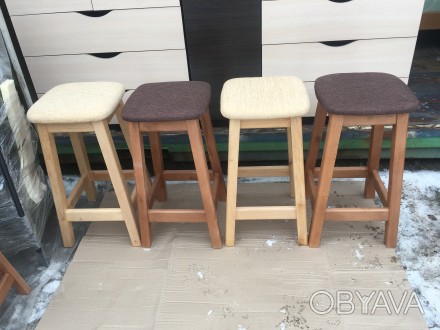 Барные стулья
С мягким сидением - 800 грн
С сидением из кухонной столешницы - . . фото 1