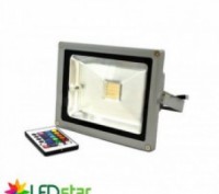 Прожектор светодиодный RGB LED Star c пультом, 220V, 20W, IP65. Київ. фото 1 Прожектор светодиодный RGB LED Star c пультом, 220V, 20W, IP65. Київ. фото 1