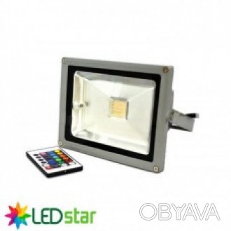 Прожектор светодиодный RGB LED Star c пультом, 220V, 20W, IP65
Прожектор светоди. . фото 1