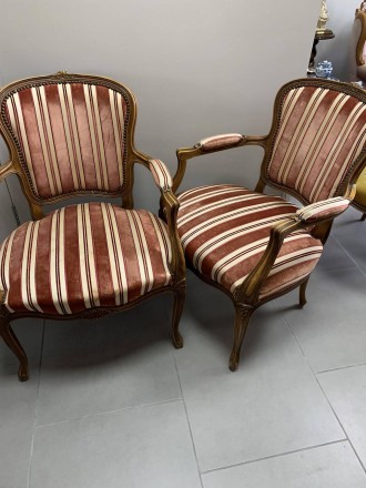 Комплект старинных стульев Версаль. В наличии пара 2шт.
Привезены из Бельгии. А. . фото 11
