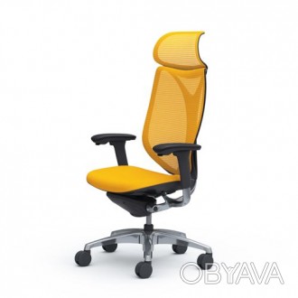 Кресла Японии OKAMURA SABRINA Blacke Smart Mango YELLOW  в максимальной комплект. . фото 1
