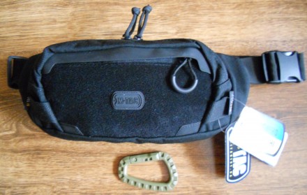 Поясная сумка M-TAC Waist Bag Black – небольшая городская сумка удобного ф. . фото 2