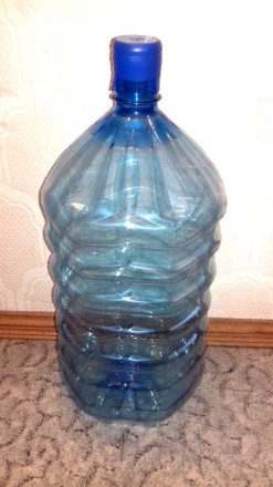 Бутыль 19л для питьевой воды, ПЭТ + пробка. Новый в заводской упаковке (целофан). . фото 3