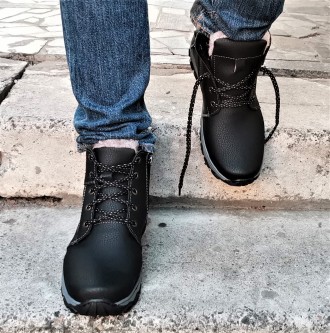 Мужские ботинки ЗИМА - МЕХ предназначены как для повседневного использования, та. . фото 4