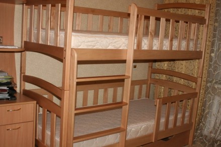 Для детей и старше предлагаем кровать Карина -Люкс с дерева ольхи
Раскладываете . . фото 5