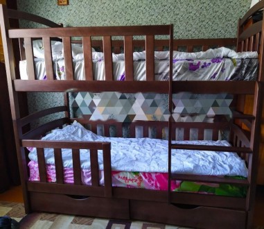 Для детей и старше предлагаем кровать Карина -Люкс с дерева ольхи
Раскладываете . . фото 4