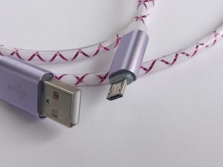 Продаётся новый, в упаковке, Кабель USB – micro USB светодиодный. Предназн. . фото 2