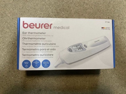 Инфракрасный термометр Beurer FT 58, ушной

Основные
Способ применения:	Бесконта. . фото 3