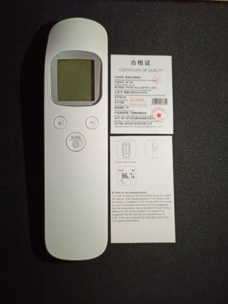 Термометр инфракрасный бесконтактный, очень простой в использовании. Показывает . . фото 2