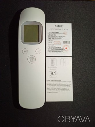 Термометр инфракрасный бесконтактный, очень простой в использовании. Показывает . . фото 1
