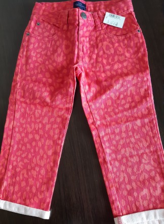 Стильные яркие бриджи американской компании Children'sPlace, джинсовая ткан. . фото 2