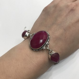 Предлагаем Вам купить браслет с натуральным камнем индийский рубин в серебре.
бр. . фото 5