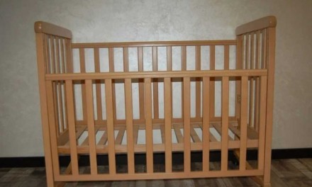 Продам детскую деревянную кроватку  Верес Соня размер стандарт 60×120 ,есть выдв. . фото 3