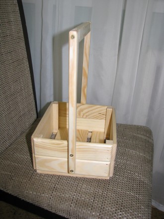 Ящик деревянный (кашпо) для цветов, вазонов, косметики, подарков, сувениров, дек. . фото 4
