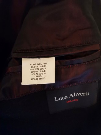 Стильное классическое пальто Luca Aliverti. Надевалось буквально несколько раз. . . фото 7