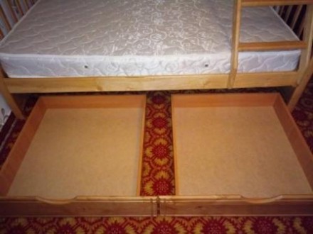 Цена указана за кровать +ящики малые, размер спального места 90*190/140*190 см, . . фото 8