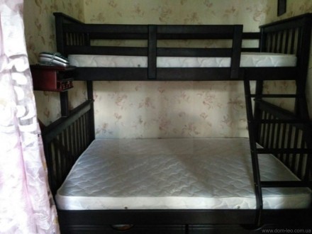 Цена указана за кровать +ящики малые, размер спального места 90*190/140*190 см, . . фото 2