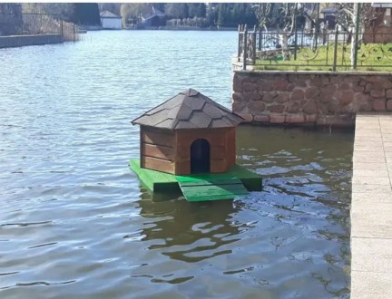 Ми пропонуємо будинки для качок, лебедів на воді.
 відмінної якості різних конс. . фото 2