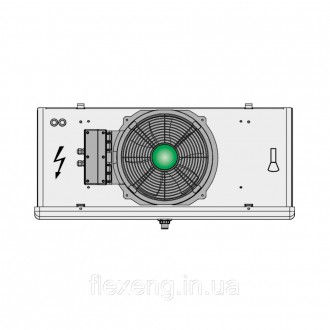 Воздухоохладитель кубический Kelvion SPBE 45-F31 HX32 для среднетемпературной ка. . фото 3