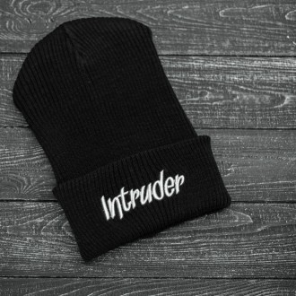 
 Комплект шапка+ перчатки+ ключница в подарок!
Шапка " Intruder " черная:
- Сос. . фото 3