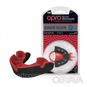 Капа OPRO Junior Silver Black/Red (art.002190001)
OPRO – это Великобританский бр. . фото 1