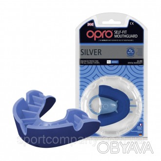Капа OPRO Silver Blue/Light Blue (art.002189002)
Предназначение: для бокса и еди. . фото 1