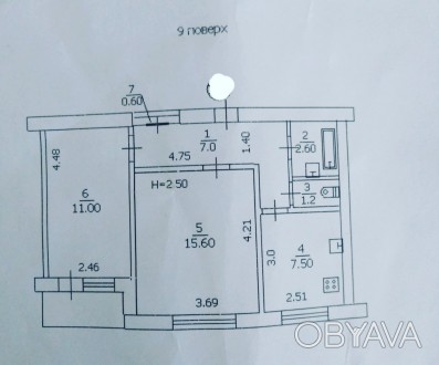 2 комн. кв. 9\9 соцгород. В середине кирпичного дома,