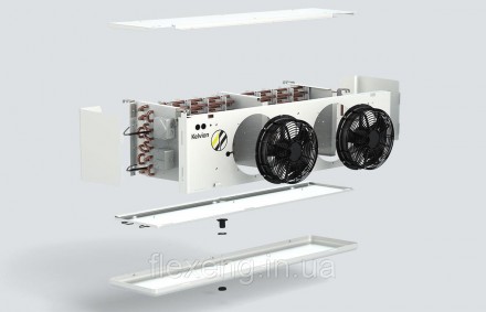 Воздухоохладитель кубический Kelvion KSC-303-4BE-HX32 для среднетемпературной ка. . фото 3