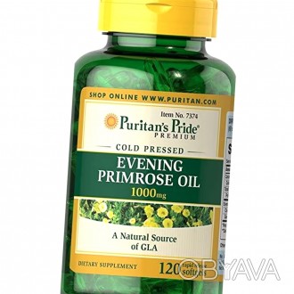 Puritan's Pride Evening Primrose Oil – экстракт примулы вечерней для здоровой ко. . фото 1