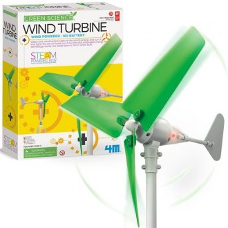 Соберите ветрогенератор, который улавливает энергию ветра и превращает ее в свет. . фото 6