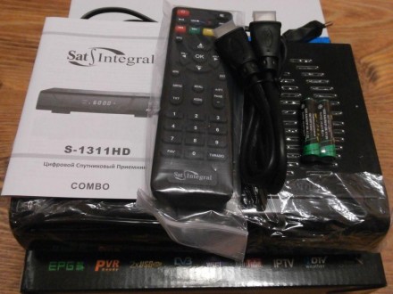 Sat-Integral S-1311 HD COMBO - брендовый комбинированный (спутниковый DVB-S/S2 и. . фото 3