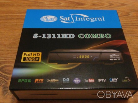 Sat-Integral S-1311 HD COMBO - брендовый комбинированный (спутниковый DVB-S/S2 и. . фото 1