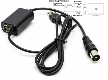 Инжектор питания для антенного усилителя USB-5V. Романів. фото 1 Инжектор питания для антенного усилителя USB-5V. Романів. фото 1