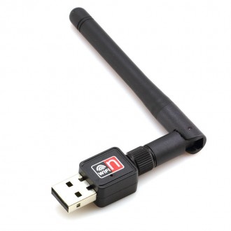 USB WiFi сетевая карта с внешней антенной 2dbi
Поддержка стандарта IEEE802.11n 
. . фото 2
