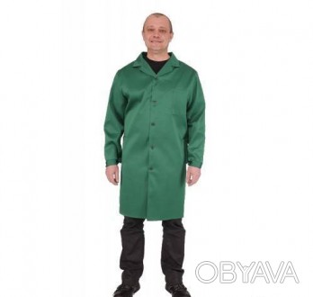 Мужской рабочий халат зеленый