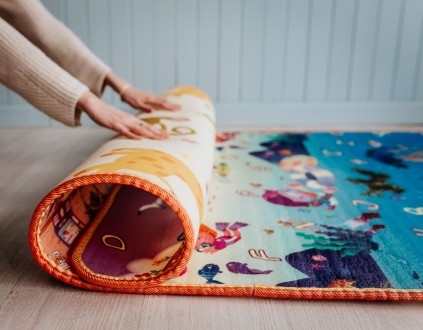 Основное покрытие коврика — прорезиненная ткань, не впитывают влагу. Дополнитель. . фото 4