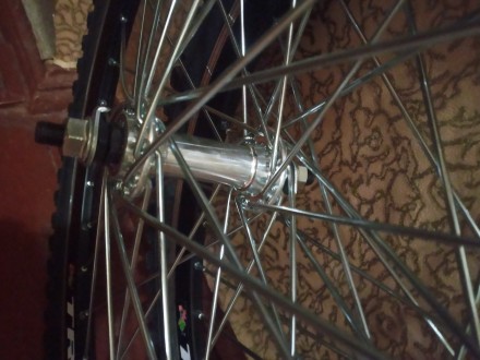 Вело колёса 20,24,26,28 дюймов на вело прицеп комплект 
Обод - Двойной алю. . фото 5