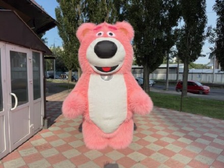 Надувной костюм медведя – маркетинговая поддержка в магазине, разрешает ве. . фото 7