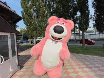 Надувной костюм медведя – маркетинговая поддержка в магазине, разрешает ве. . фото 2