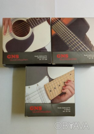 Комплекты из 7 струн для:
- акустической (концертной) гитары. 1-4 струны нейлон. . фото 1