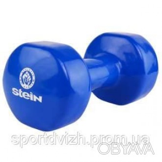 Гантель виниловая Stein 10 кг синяя
Виниловая гантель 10 кг - для дома и фитнес-. . фото 1