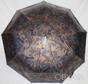  
Зонт Складаний - купол з інноваційної тканини - штучна шкіра лак - ця шкіра не. . фото 1