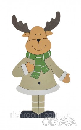 Новогодняя декоративная фигрука Рождественский олень от нидерландской компании C. . фото 1