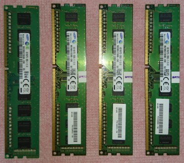 Оперативная память Samsumg DDR3-1600
2 планки по 4096MB

Цена указана за 2 пл. . фото 2