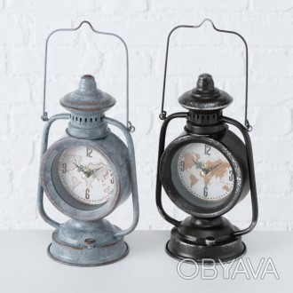 Настольные часы Лампа небольшие (высотой 25см) металлические. Изготовлены в двух. . фото 1