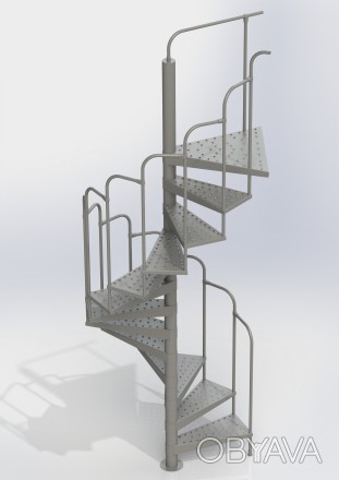 Производим и реализуем комплекты для самостоятельной сборки винтовых лестниц мод. . фото 1