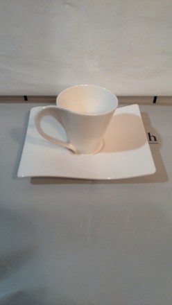 Кофейная чашка с блюдцем Villeroy & Boch серии 'New Wave'. Ёмкость. . фото 6