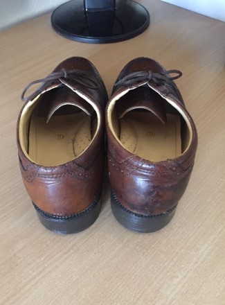 Продам б/у мужские туфли (мокасины, ботинки) броги Оксфорды limerick.

Цвет - . . фото 5