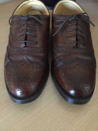 Продам б/у мужские туфли (мокасины, ботинки) броги Оксфорды limerick.

Цвет - . . фото 4